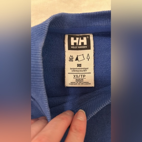 XS Helly Hanson crewneck sweatshirt in blue - Picture 3 of 6